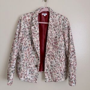 Bar III Multicolor Tweed Blazer size large